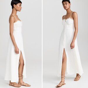 Loveshackfancy linella dress NWT White 2 $495.00